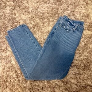 PAIGE Women's Straight Leg Jeans in Light Blue